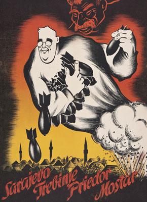 Propaganda poster as part of an anti-West campaign
